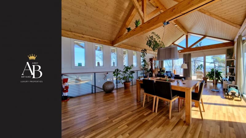 En exclusivité: Lake view Villa, magnifique Villa individuelle à Arzier-Le-Muids (4)