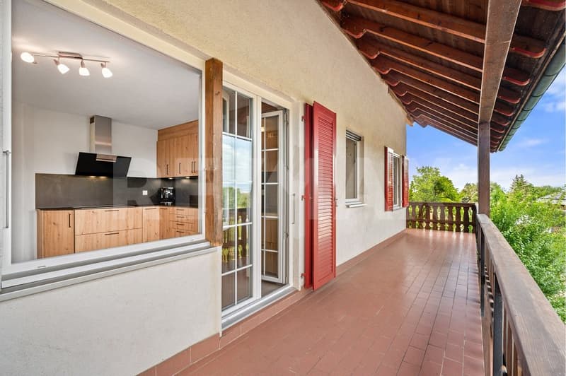 APPARTEMENT RÉNOVÉ DE 4 PIÈCES AVEC BALCON XXL ET CADRE IDYLLIQUE (3)