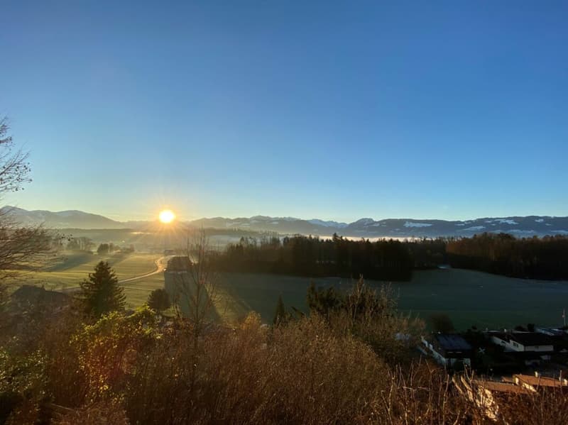 Bauland mit bewilligtem Projekt an unverbaubarer Aussichtslage (1)