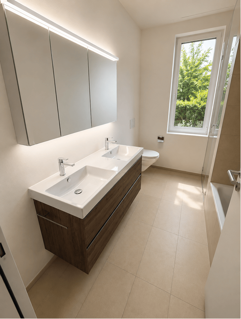 Moderne 2.5-Zimmer-Neubauwohnung (73 m2) im Erdgeschoss mit Loggia und eigenen Garten (5)
