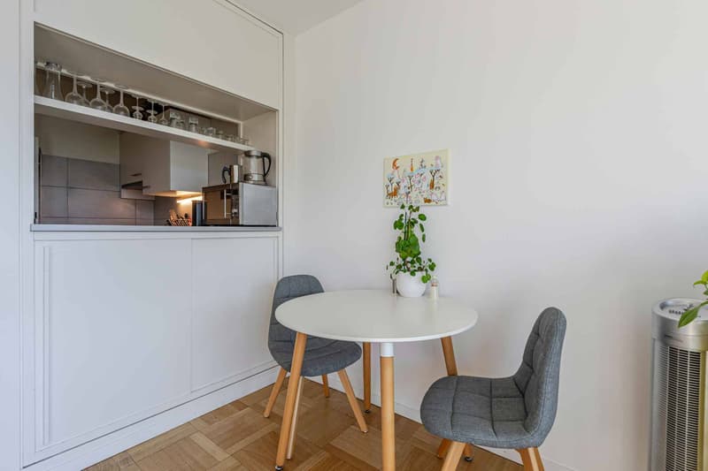 RESERVÉ - Studio au 7 ème étage avec balcon et vue Salève (4)