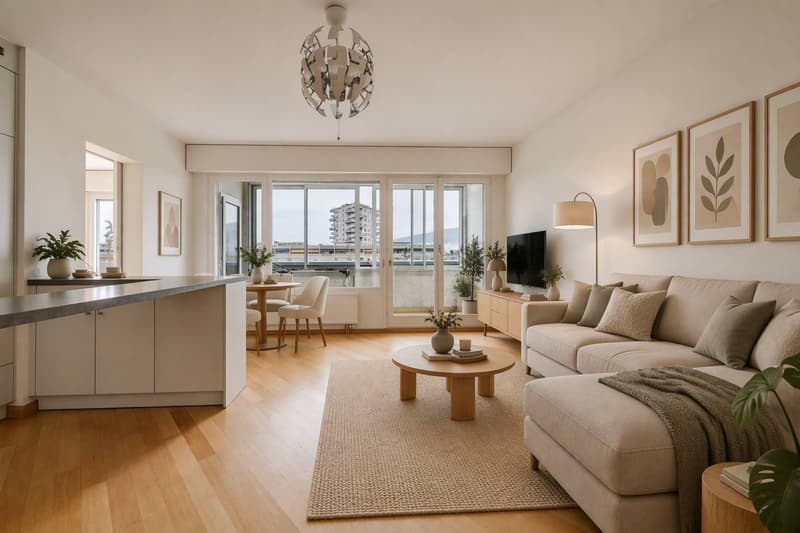 À louer  Agréable appartement de 2 pièces (4)