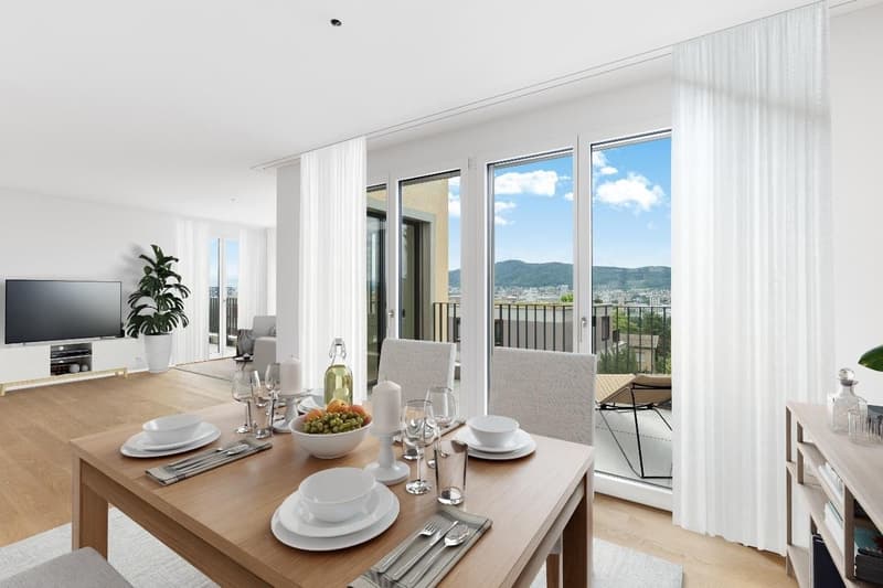 Moderne 2.5-Zimmer-Dachwohnung in Zürich-Höngg – Neubau ab sofort verfügbar (6)