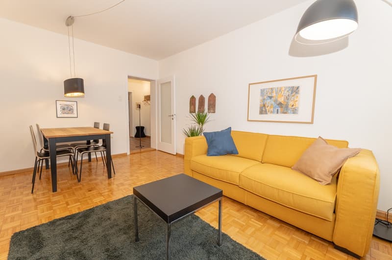 Central 3.5 -room flat with dishwasher, washing machine, tumbler and balcony for short term stays (13)