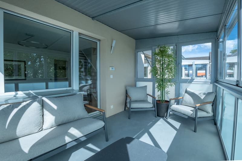 Voll möblierte & grosszügige 4-Zimmer-Maisonette-Wohnung mit Wintergarten und Parkplatz in Allschwil (3)