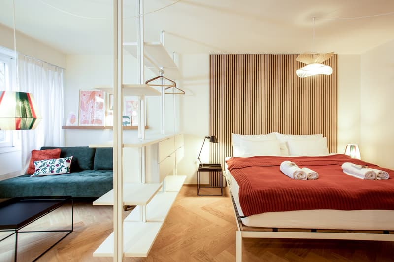Stilvolle möblierte 1.5-Zimmer-Wohnung in Kleinbasel – ruhig zum Hof, all-inclusive, ab 6 Monaten (2)