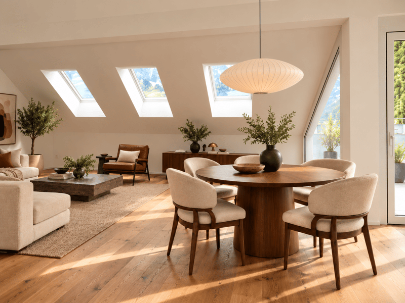 Grosse Dachwohnung mit Fernsicht in die Glarner Alpen (F1-3) (2)
