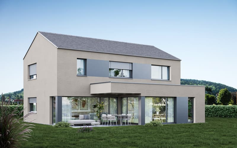 Freistehendes 6.5-Zi.-EFH an ruhiger Wohnlage (1)