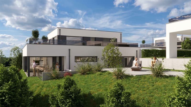 Exklusiver Neubau: Bauhaus-Designhaus mit traumhafter Seesicht an Bestlage in Tägerwilen (4)