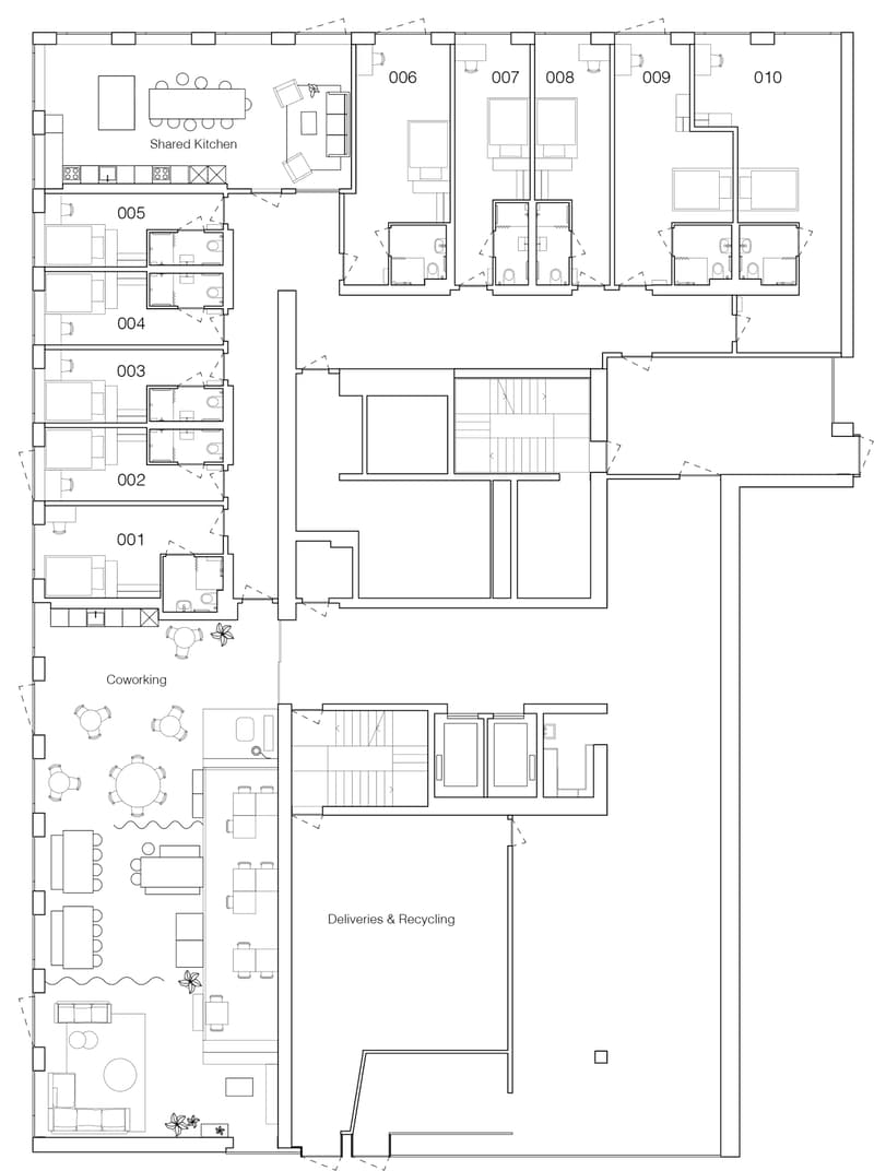 Zürich | Private Suite mit Bad : All-inclusive Coliving | TomoDomo Banyan (57)
