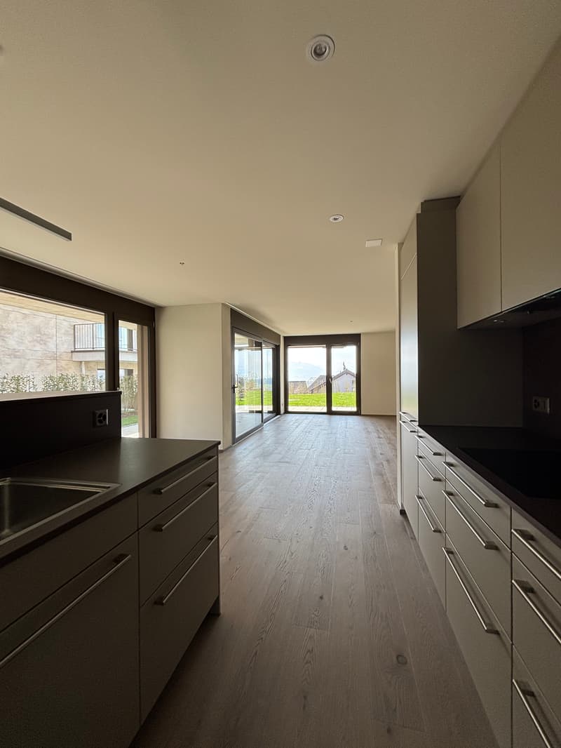 Appartamento giardino nuovo di 3,5 locali con giardino e vista sul lago di Zug (5)