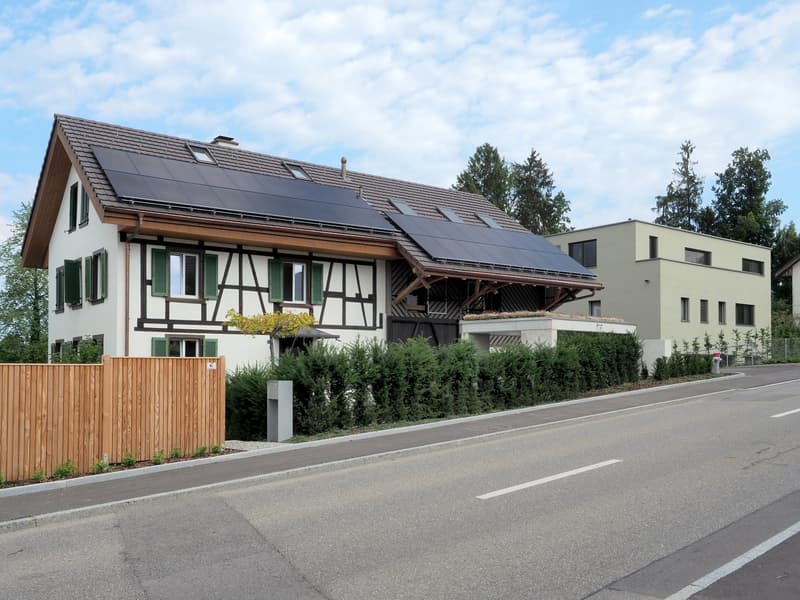 Einmalig: Neubau im Kleid einer historischen Scheune (1)