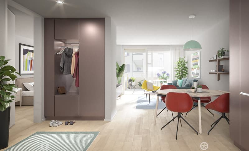 Die letzte 4.5 Zimmer-Wohnung freut sich auf ihre neuen Besitzer. (6)