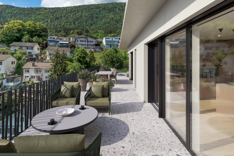 Moderne 3.5-Zimmer-Wohnungen mit unverbaubarer Aussicht in Grenchen (2)