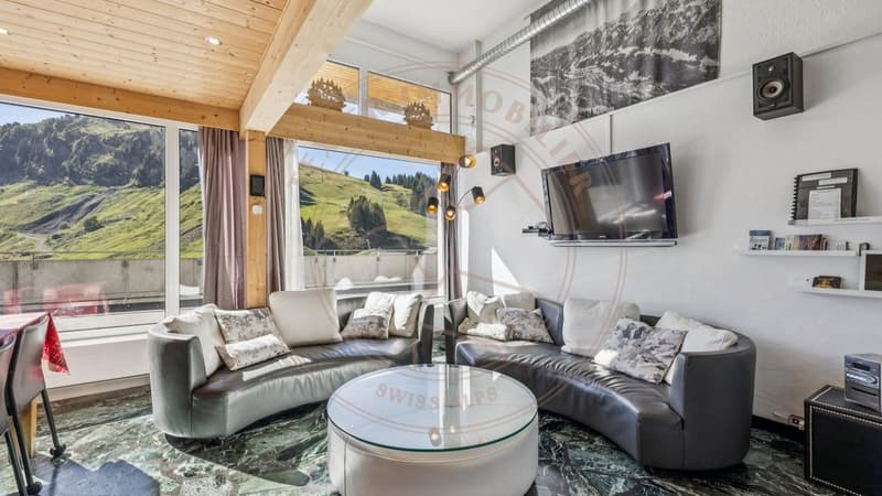 Grand triplex avec accès direct aux pistes aux Crosets (2)