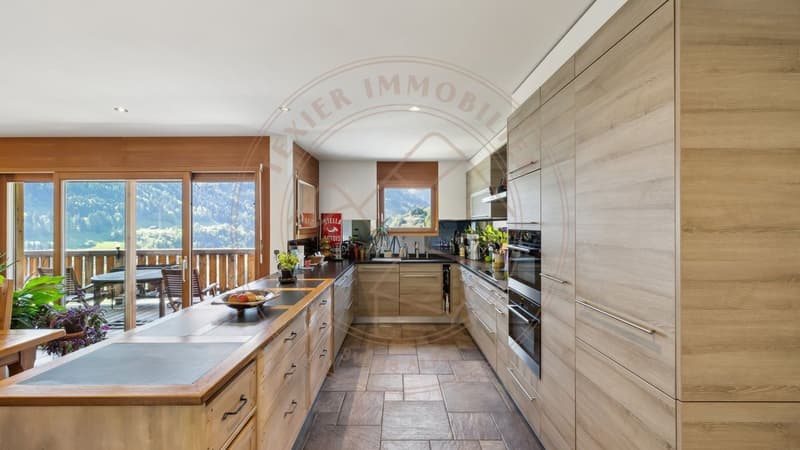 Magnifique duplex de 7,5 pièces au dernier étage avec vue sur les Dents du Midi (3)