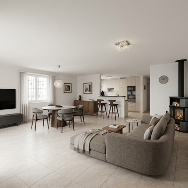 Visualisierung Wohnzimmer