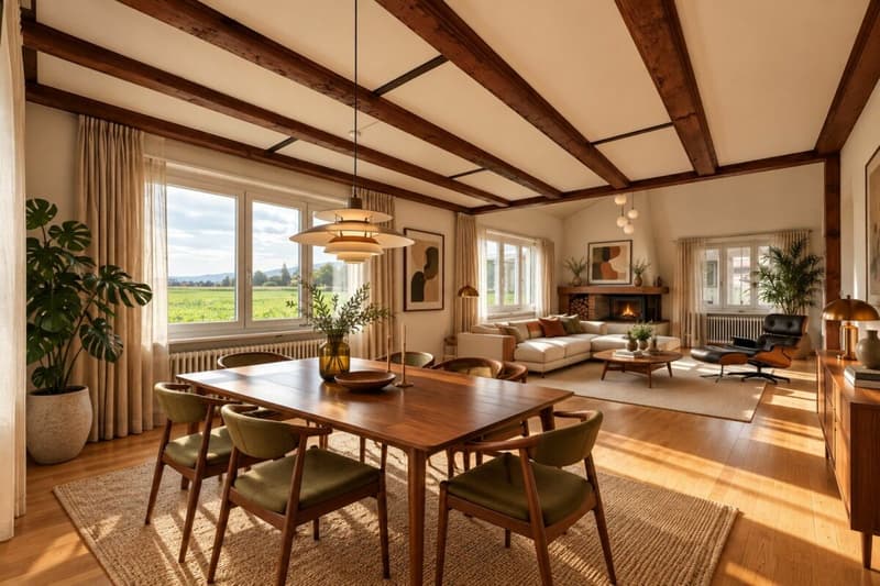 Weite, Sonne, Freiheit: vielseitiges Zuhause mit Studio und grossem Garten (5)