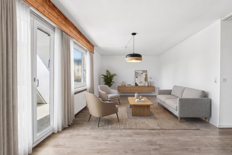 Helle 4.5-Zimmer-Wohnung mit grosszügigem Balkon und Weitsicht in familienfreundlicher Lage (1)