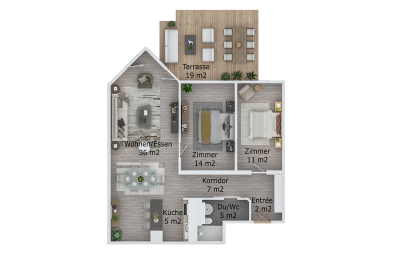 Grosszügige 3.5-Zimmer-Wohnung mit sonnigem Sitzplatz in ruhiger Lage in Zürich-Seebach (24)