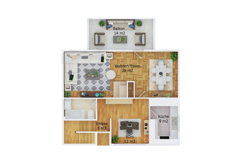 Zweifamilienhaus mit Garten und Ausbaupotenzial in Münchenstein (35)