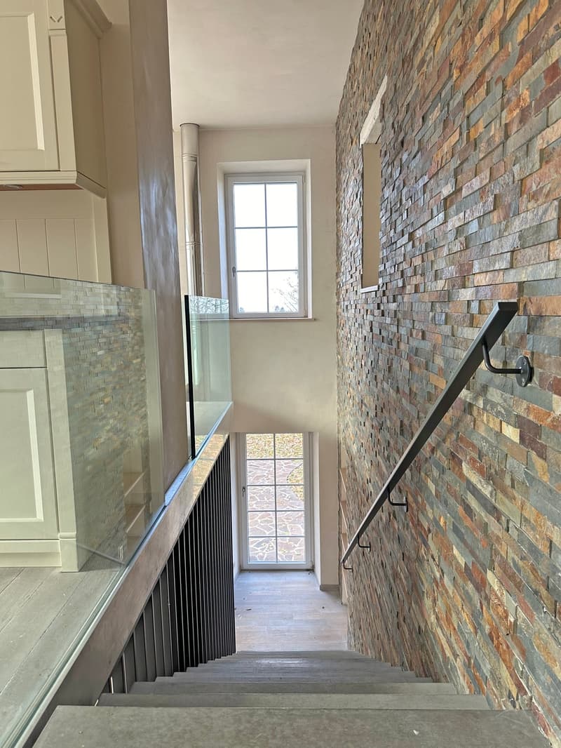 Rez-de-chaussée supérieur, cage d'escalier interne