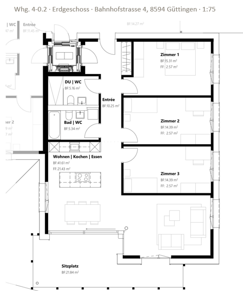 Minergie-P-Neubau im Dorfkern – 4.5-Zimmer mit Sitzplatz oder grossem Balkon (14)