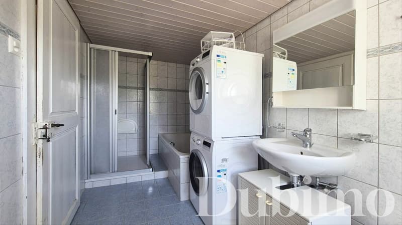 La salle de bain existante