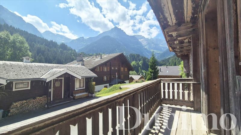 CHALET EMBLEMATIQUE D'EXCEPTION FACE AUX DENTS DU MIDI À CHAMPÉRY (13)