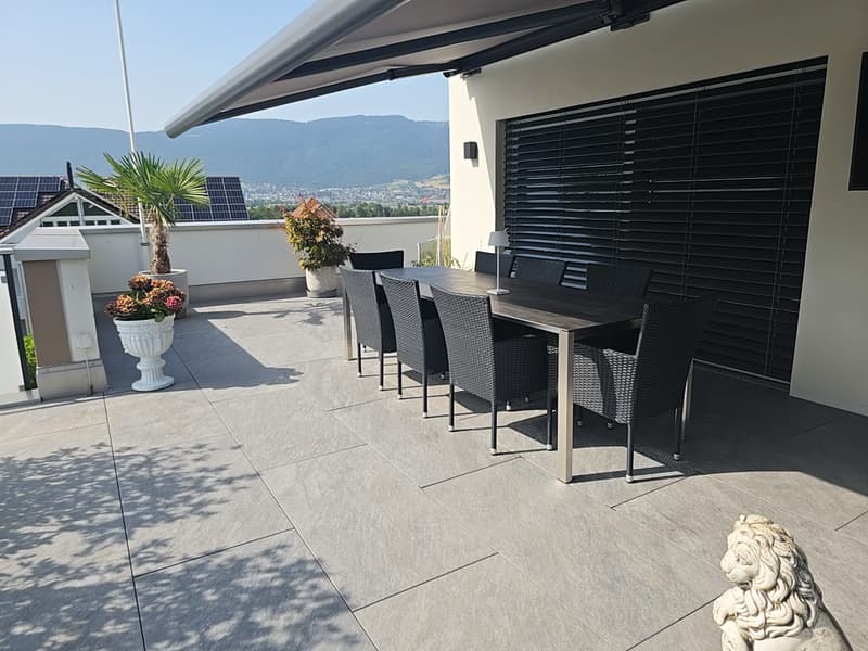 5½-Zimmer-Attikawohnung mit 152 m² Terrasse, direktem Liftzugang und Whirlpool (18)