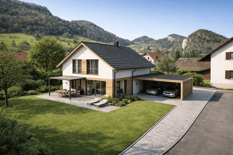 Grosszügige Baulandparzelle in ruhiger Lage – 831 m² in Erschwil (5)