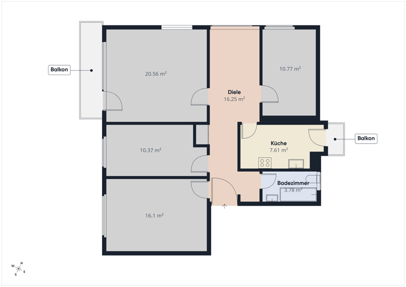 Helle 4.5-Zimmer-Wohnung mit sonnigem Balkon in Aarwangen – ab sofort verfügbar! (14)