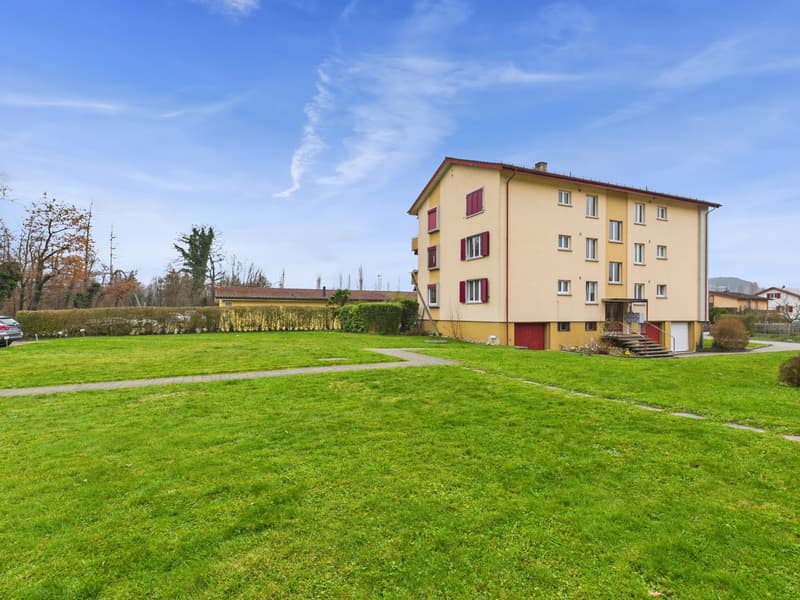 3½-Zimmerwohnung mit grossem Gartensitzplatz – Wohnen direkt an der Aare (2)