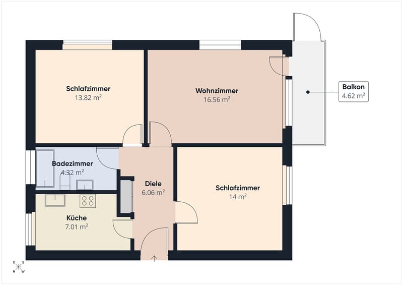 3½-Zimmerwohnung mit grossem Gartensitzplatz – Wohnen direkt an der Aare (14)