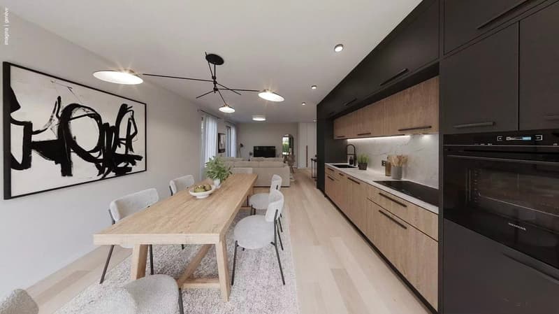 Appartement contemporain avec rooftop et jardin privé. (6)