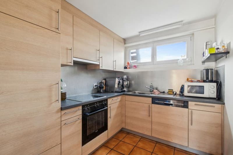 Immeuble avec 2 appartements, 1 salon de coiffure, un terrain à bâtir (9)