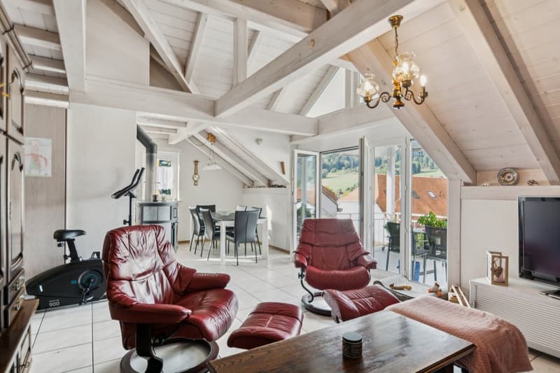Splendide Duplex de 6.5 pièces sous les Combles - L'élégance des volum (9)