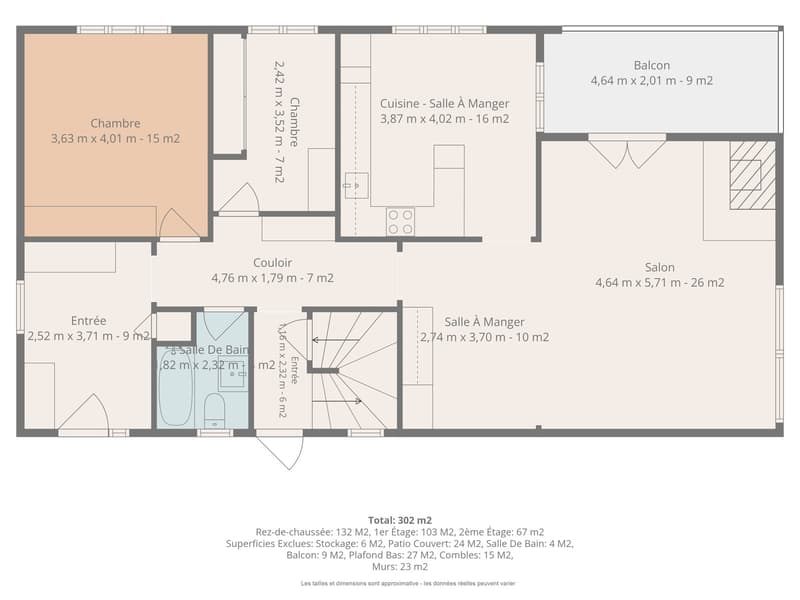Superbe opportunité : Spacieux appartement duplex rénové en 2026 (13)