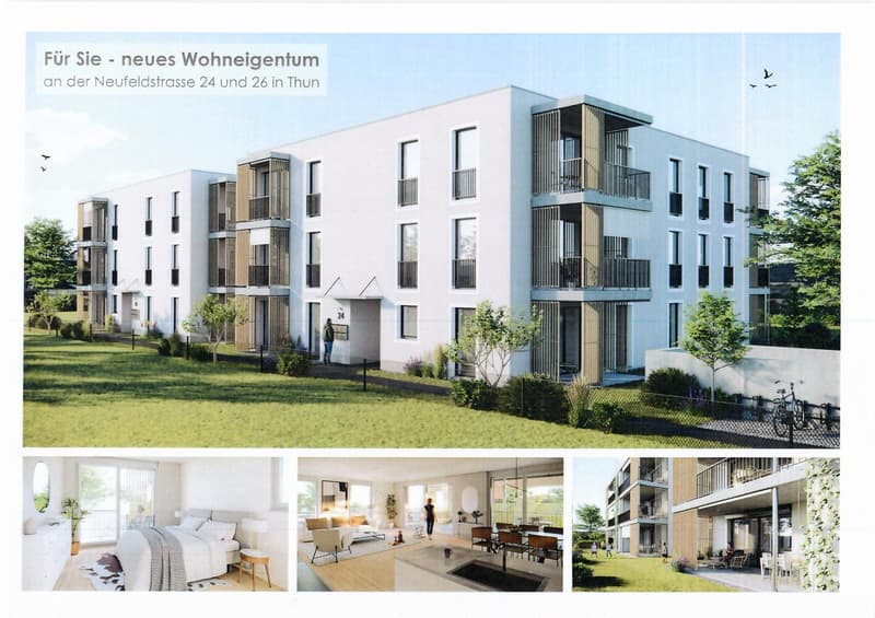 Edificio nuovo 3,5 locali - Appartamento al piano terra, MFH Neufeldtrasse 24, idilliaco, tranquillo, luminoso, grande (2)