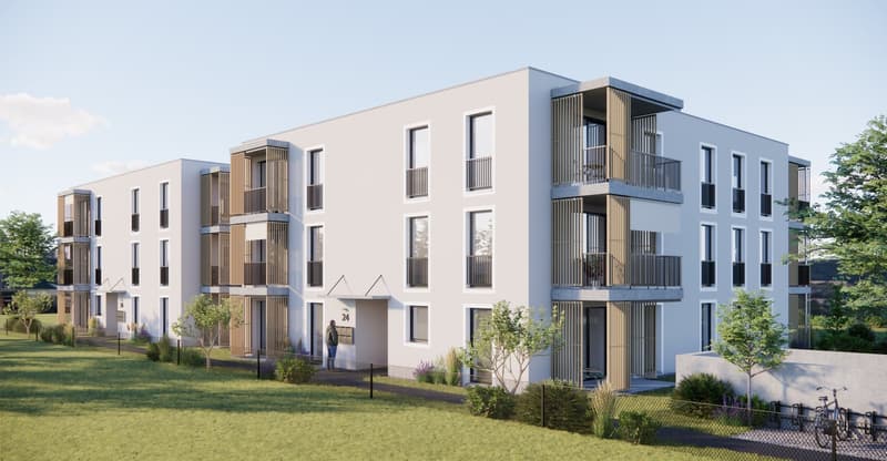 New building 3.5 rooms - apartment in Thun, the last one on the 1st floor MFH Neufeldstrasse 26 idyllic, large, bright (4)