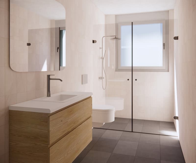 New building 3.5 rooms - apartment in Thun, the last one on the 1st floor MFH Neufeldstrasse 26 idyllic, large, bright (9)