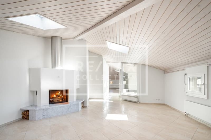 Una casa sopra i tetti di Küssnacht, vivere come in una casa unifamiliare con balconi panoramici (8)