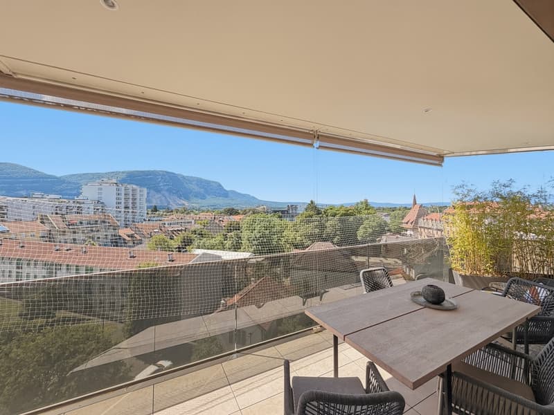 Magnifique 4 pièces de haut standing avec terrasse et vue Salève – Chêne-Bourg (5)