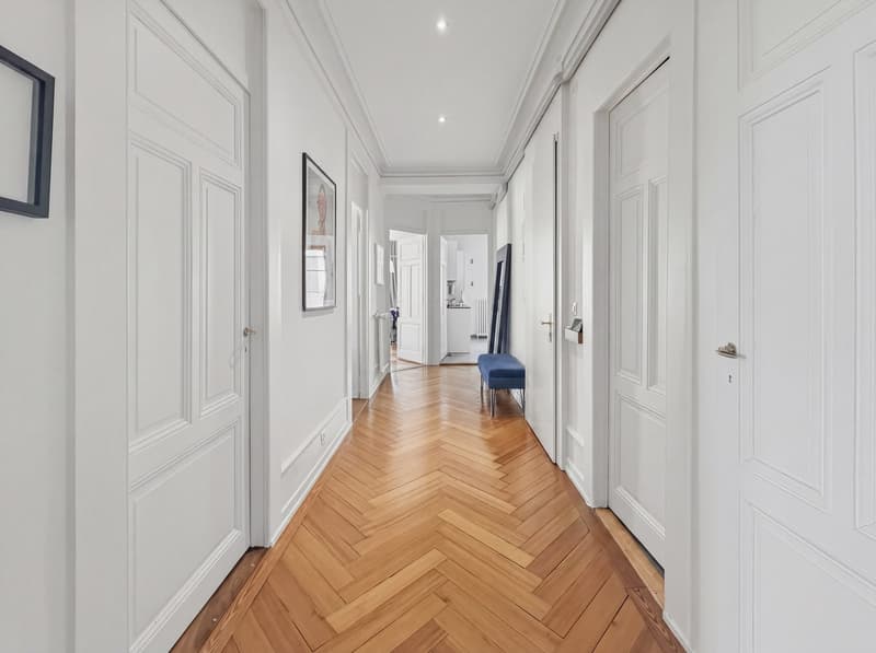 Charmant appartement de 5 pièces (2 chambres) au cœur de Genève – Boulevard Helvétique (9)