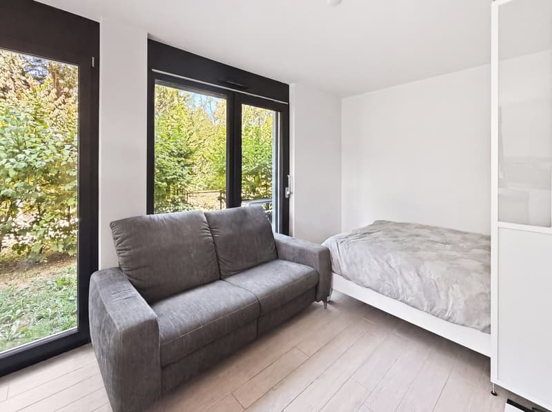 Rare ! Studio avec jardin et parking à Thônex (11)