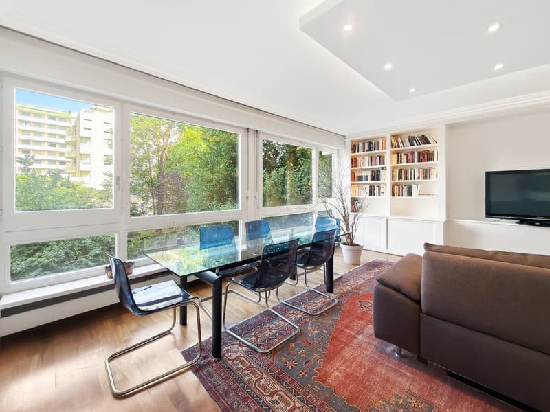 Lumineux appartement meublé de 3 pièces avec balcon – Route de Florissant, Genève (3)
