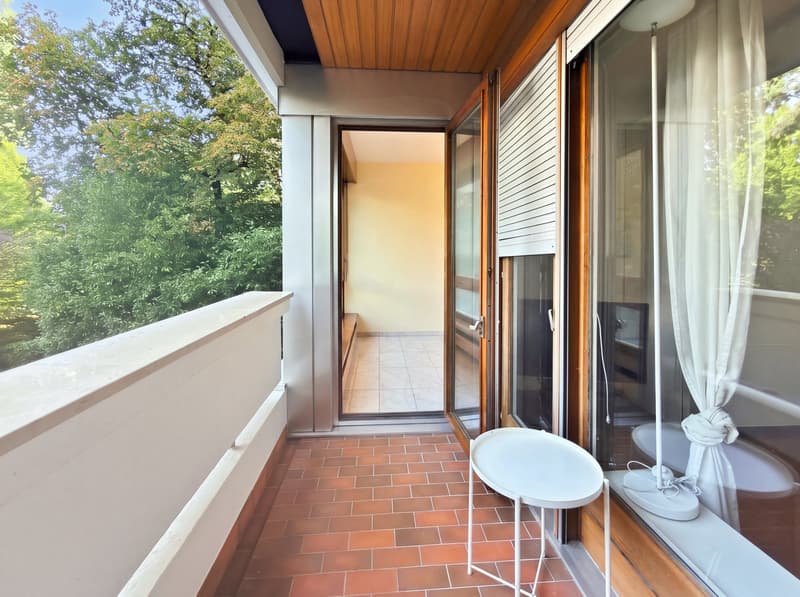 Lumineux appartement meublé de 3 pièces avec balcon – Route de Florissant, Genève (14)