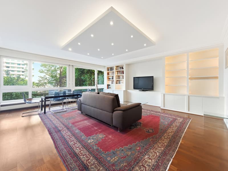 Lumineux appartement meublé de 3 pièces avec balcon – Route de Florissant, Genève (2)