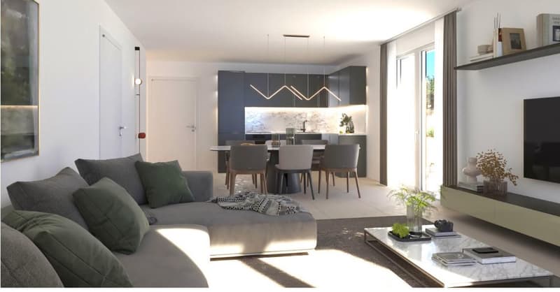 Mendrisio: Nuovo Appartamento in Costruzione a Morbio Inferiore con giardino privato (8)