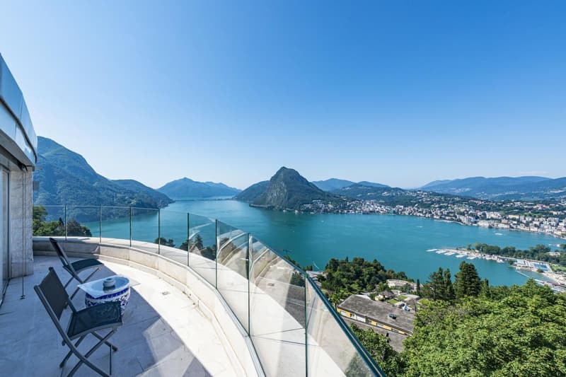 Lugano-Aldesago: Luxury penthouse on Monte Brè: breathtaking lake view! (3)